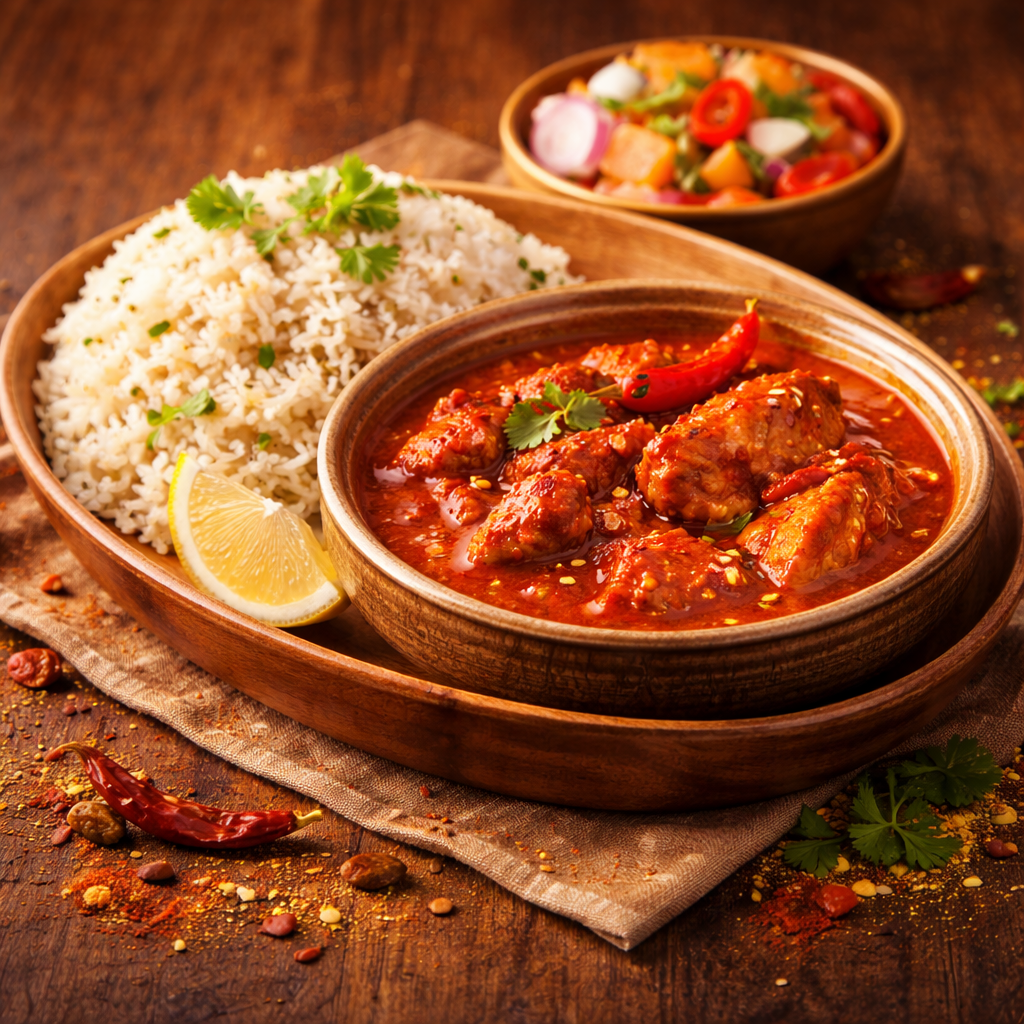 Spicy Chicken Curry Meal